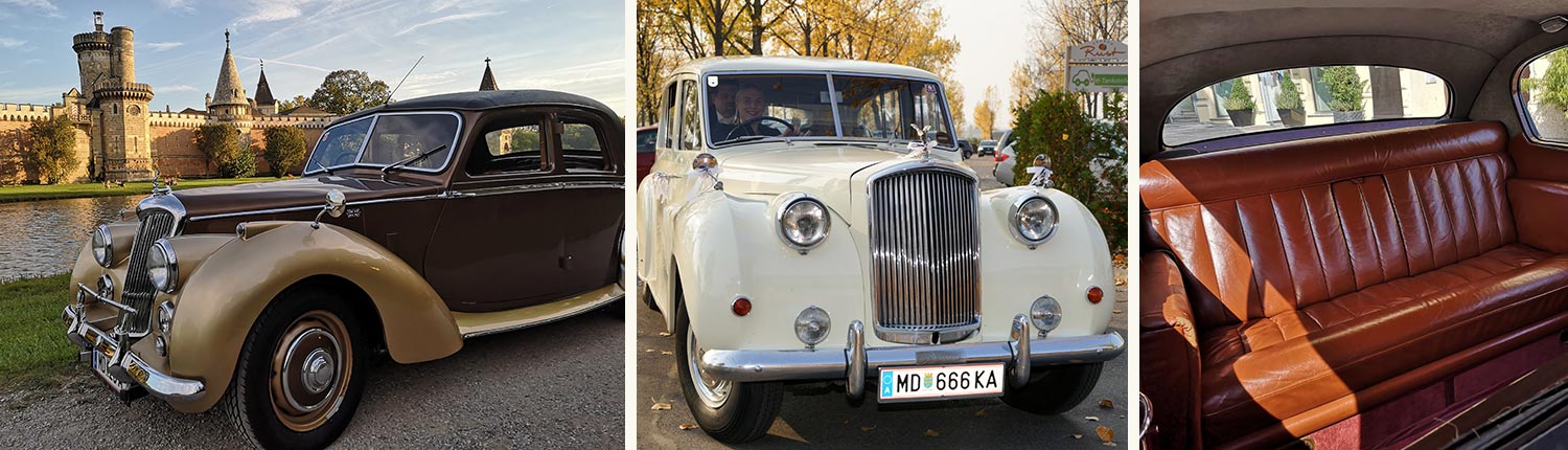 Oldtimer mieten - Wien / NÖ / Burgenland - Brautauto von Royal Limousine